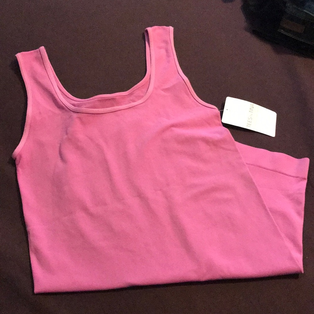 Pink tank top